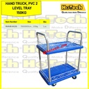 Hand Truck PVC 2 Level Tray 150 Kg | Trolley 2 Susun | Troli 2 Susun