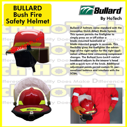 Bullard LTX Series Fire Helmet | Helmet Pemadam Kebakaran Bullard LTX