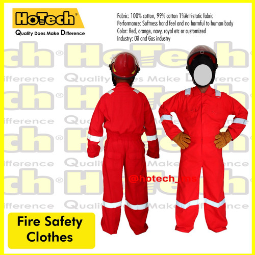 Baju Damkar Pemadam Kebakaran Terusan Wearpack Nomex IIIA Tahan Api