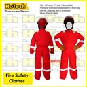 Baju Damkar Pemadam Kebakaran Terusan Wearpack Nomex IIIA Tahan Api