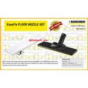 Karcher EasyFix FLOOR NOZZLE SET For Steam Cleaner