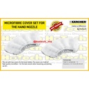 KARCHER MICROFIBRE COVER SET FOR THE HAND NOZZLE FOR STEAM CLEANER