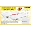 Karcher MICROFIBRE CLOTH SET FLOOR NOZZLE EasyFix FOR STEAM CLEANER