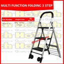 Multi Function Folding 3 Step | TANGGA SERBA GUNA | TROLLEY SERBA GUNA