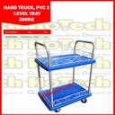 Hand Truck PVC 2 Level Tray 300 Kg | Trolley 2 Susun | Troli 2 Susun