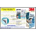 3M Nexcare Extra Carbon Masker 4 Ply | Makser 3M Nexcare 1 Box