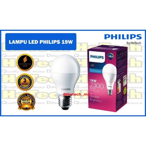Lampu LED Philips 19w Putih White Bohlam 19w Promo Termurah