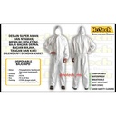 HAZMAT SUIT APD Disposable Anti Virus Bahan Polypropylene Sponbound