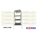 HOKKI | 3 Step Steel Ladder | Tangga Rumah | HOKKI-1103E|Tangga Lipat