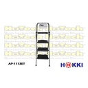 HOKKI | 3 Step Steel Ladder | Tangga Rumah | HOKKI-1113GT|Tangga Lipat