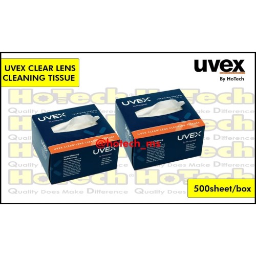 UVEX | Safety Glasses Cleaning Tissue | 1008 Lens Cleaning Paket 2 Box