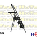 HOKKI | 3 Step Steel Ladder | Tangga Rumah | HOKKI-1113GT|Tangga Lipat