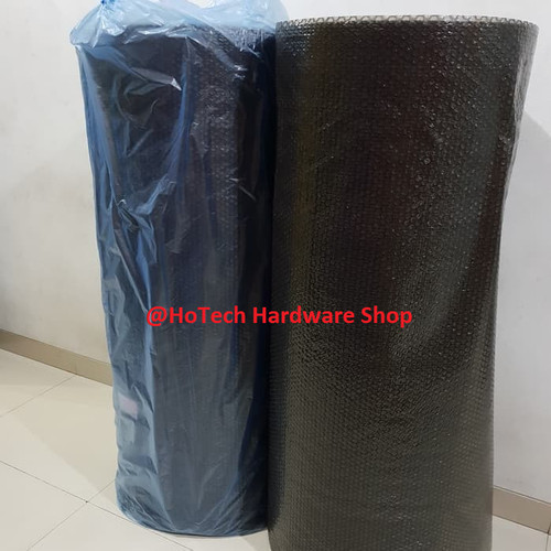 Bubble wrap warna hitam 1 roll plastik bubblewrap