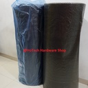 Bubble wrap warna hitam 1 roll plastik bubblewrap