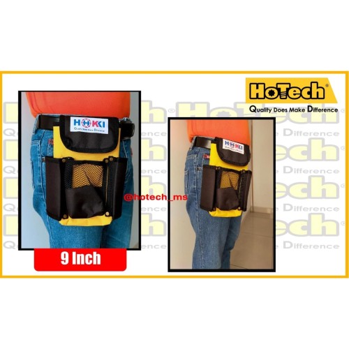 Professional Tool Bag Size 9" | Tas Pinggang Peralatan Kerja | HOKKI