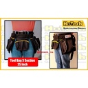 Tas Pinggang Kerja Mekaniik | Tool Bag 3 Section Size 25 Inch | HOKKI