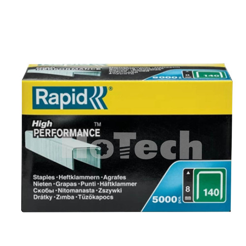 RAPID | ISI STAPLES 140/8MM GALVANISED, 5000 PCS