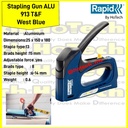 Staples Gun | RAPID | ALU913 Dual Staple Gun Aluminium Body Original