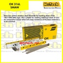 ESAB OK 316L | AWS E316L | Size 3.2 x 350mm | Electrode Stainless Stik