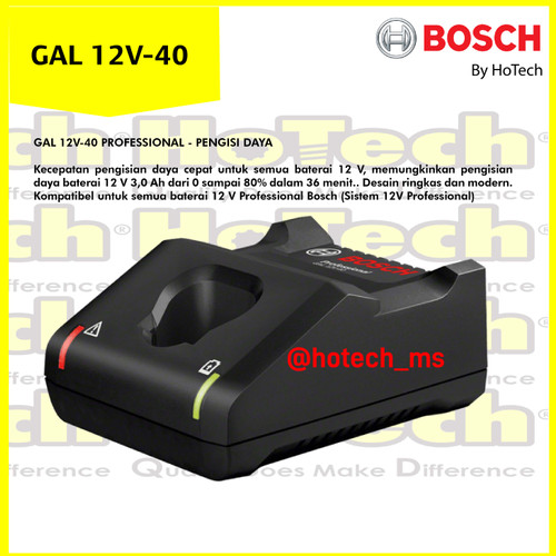BOSCH | GAL 12V-40 | Charger for 12 V-LI Battery