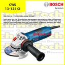 BOSCH Small Angle Grinder GWS 13-125 CI | Gerinda Tangan 5" GWS 13-125