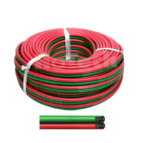 HoTech | Premier Twin Hose | 1/4" x3/8" @ 100 Mtr / Roll Red & Green