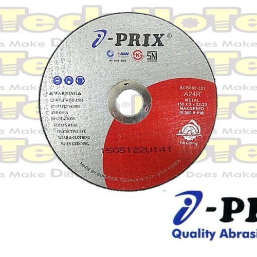 I-Prix | Cutting Disc 6 " | For Metal Grade A24R