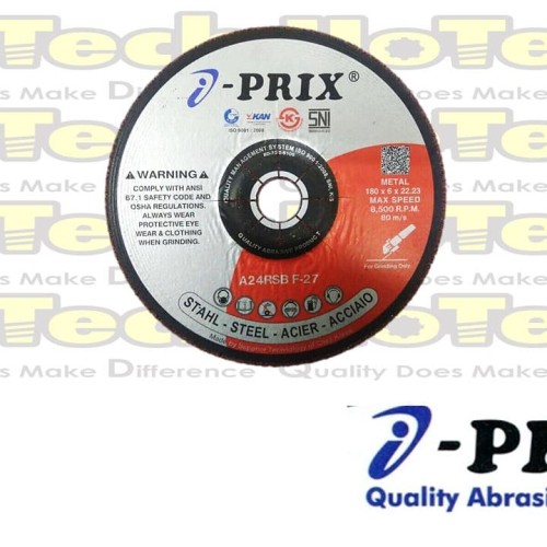 I-Prix | Grinding Disc 7 " | For Metal Grade A24