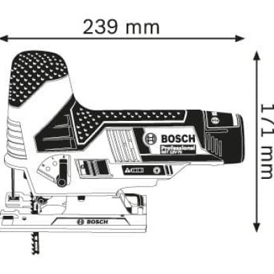 BOSCH | GST 12 V-LI (SOLO) | Gergaji Ukir Tanpa Kabel | Unit Only