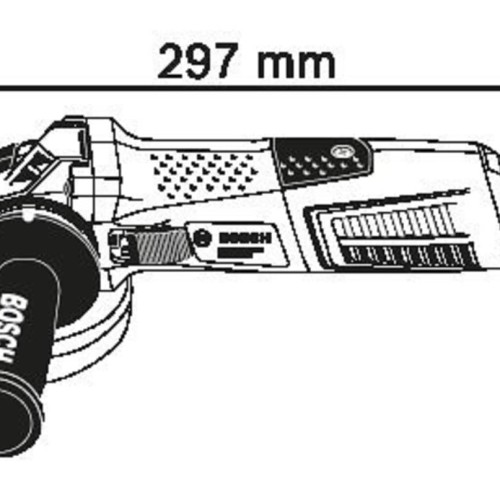 BOSCH Small Angle Grinder GWS 13-125 CI | Gerinda Tangan 5" GWS 13-125