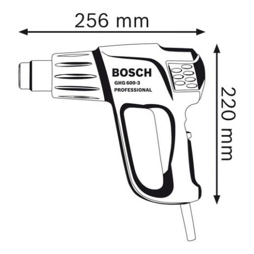 BOSCH GHG 600-3 | GHG 18-60 | Hot Air Gun Bosch GHG 18-60 Professional