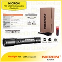 NICRON N6F | Focus Magnet USB Rechargeable Flashlight | Senter Magnet