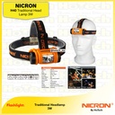 NICRON H40 Traditional Plastic LED Head Lamp | 200 Lumen H40