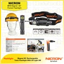 NICRON H 10R Rechargeable Mini Portable Aluminium Head Lamp