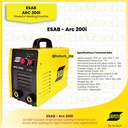 ESAB Welding Machine ARC 200i | ARC200i | MMA 200A Welding Machine | Mesin Las STICK