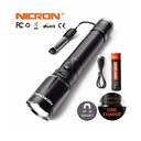 NICRON N6F | Focus Magnet USB Rechargeable Flashlight | Senter Magnet
