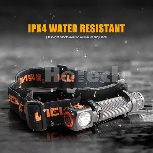 NICRON H 10R Rechargeable Mini Portable Aluminium Head Lamp