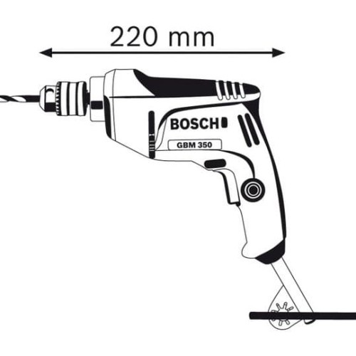 Bosch Hand Drill | GBM 350 | GBM350 Mesin Bor