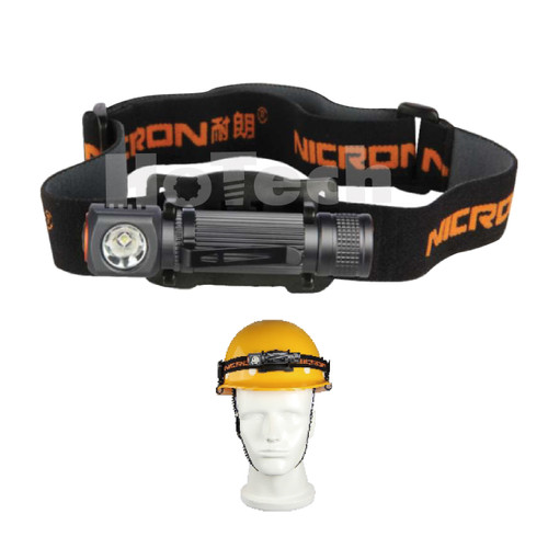 NICRON H 10R Rechargeable Mini Portable Aluminium Head Lamp