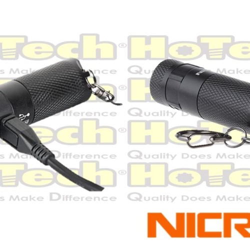 NICRON B 10| USB Rechargeable Mini Flash Light | 200 Lumen Senter LED