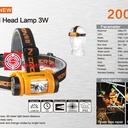 NICRON H40 Traditional Plastic LED Head Lamp | 200 Lumen H40