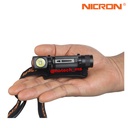 NICRON H 10R Rechargeable Mini Portable Aluminium Head Lamp