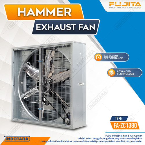 Kipas Heavy Hammer Exhaust Fan Fujita Untuk Kandang & Gudang