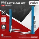 Floor Plate Two Post Lift Mobil 2 Tiang Kapasitas 4-5 Ton CRODIUM
