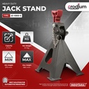 Jack Stand Mobil 2, 3 & 6 Ton Tahanan Dongkrak CRODIUM - Hitam