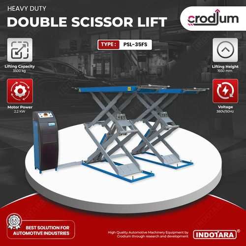 Meja Angkat Dongkrak Lift -Double Scissor Lift CRODIUM