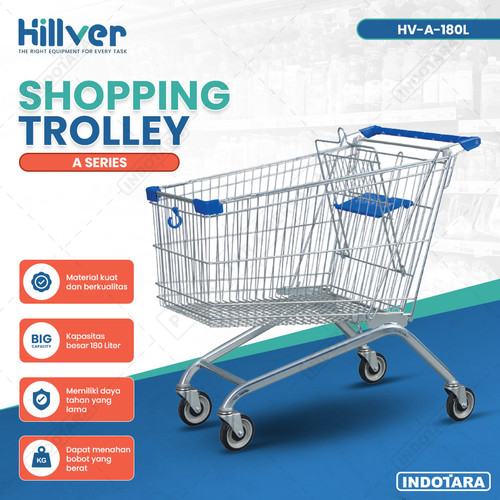 Shopping Trolley Supermarket Hillver / Trolley Belanja / Troli Belanja