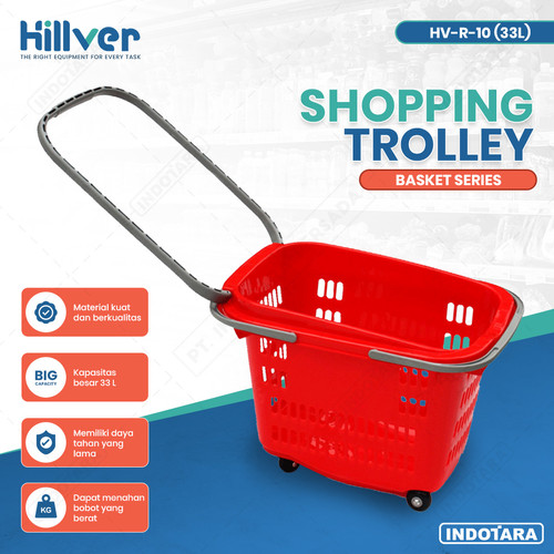 Trolley Belanja / Troli Belanja Dorong Roda Hillver