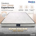 Kasur Spring Bed IN A BOX HANKA POCKET Ukuran 200X200 FREE BANTAL