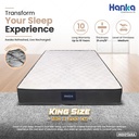Kasur Spring Bed IN A BOX HANKA MEDIUM Ukuran 180X200 FREE BANTAL